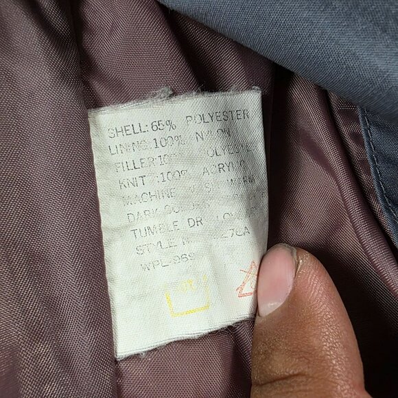 Pacific Trail Sportswear Mens Size L Black Gray Red Full Zip Winter Jacket Warm - Picture 5 of 9